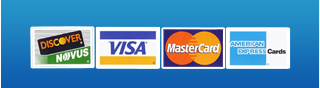major credit cards accepted 